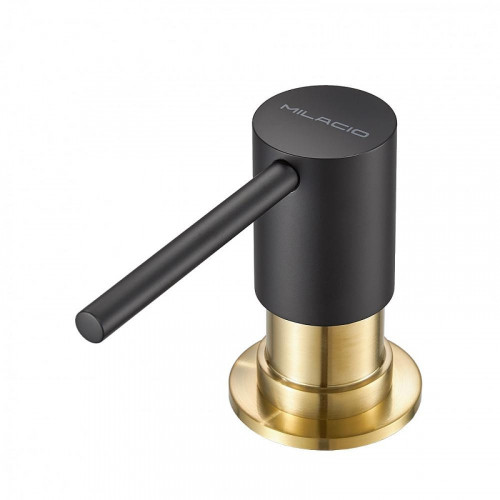 Дозатор для моющего средства Milacio Ultra MCU.934.BGD цвет Золото Черный