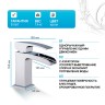 Смеситель для раковины Gappo G07 G1007-20 Хром латунь