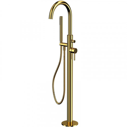 Смеситель для ванны Whitecross Y gold Y1233GL Золото латунь на пол
