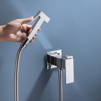 Гигиенический душ со смесителем Boch Mann Resia CK-P11 BM10412 Хром латунь встраиваемый