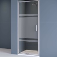 Душевая дверь RGW Stilvoll SV-05 90 70320509-201 профиль Хром стекло прозрачное-матовое-прозрачное