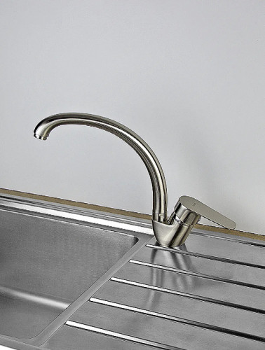 Смеситель для кухни Viko V-4554 Серебро