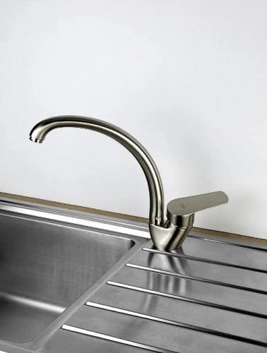 Смеситель для кухни Viko V-4554 Серебро