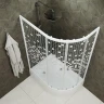 Душевой уголок Triton Коралл 120х80 В L Щ0000061782 профиль Белый стекло прозрачное с узором