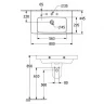 Раковина Villeroy&Boch Architectura 80 4A878001 Альпийский белый