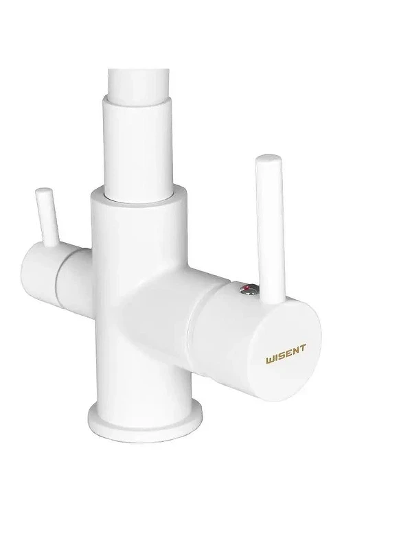 Смеситель для кухни Wisent W4255W-3 цвет Белый