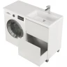Тумба с раковиной Creto Cafor 110 R 19-W110R Белый глянец МДФ / ЛДСП