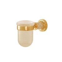 Стакан для зубных щеток Boheme Murano 10904-W-G Золото