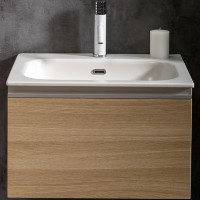 Тумба под раковину Boheme Armadi Art Vallessi 60 837-060-L подвесная Дуб светлый матовый МДФ / ЛДСП