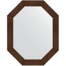 Зеркало Evoform Polygon 96х76 BY 7192 в багетной раме - Бронзовая лава 90 мм стекло