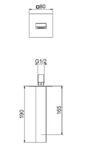 Излив для смесителя Webert AC0327015 Хром