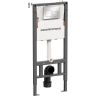 Инсталляция Ceramicanova Balance CN121002CH для унитаза с клавишей смыва Хром глянцевый пластик