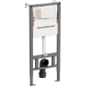 Инсталляция Ceramicanova Balance CN121002CH для унитаза с клавишей смыва Хром глянцевый пластик
