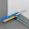 Душевой лоток Timo Drain System 100 DS230210/17 с решеткой Золото матовое / под плитку