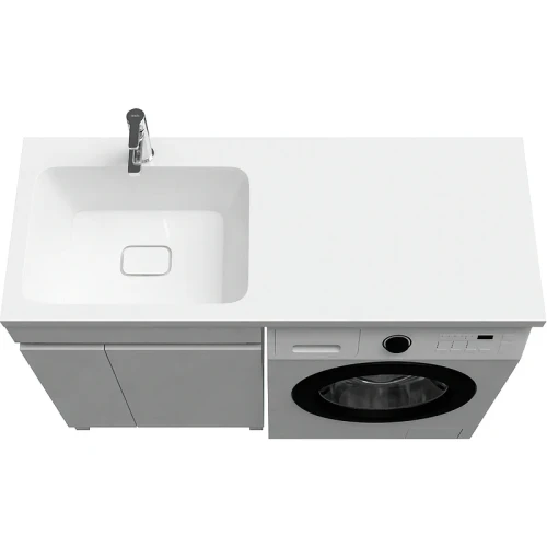 Тумба с раковиной Iddis Optima Home 120 L OPH12LDi95K Белый МДФ / ЛДСП