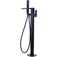 Смеситель для ванны Allen Brau Infinity 5.21009-31 Черный матовый латунь на пол