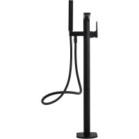Смеситель для ванны Allen Brau Infinity 5.21009-31 Черный матовый латунь на пол