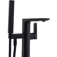 Смеситель для ванны Allen Brau Infinity 5.21009-31 Черный матовый латунь на пол