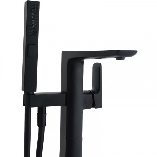 Смеситель для ванны Allen Brau Infinity 5.21009-31 Черный матовый латунь на пол