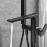 Смеситель для ванны Allen Brau Infinity 5.21009-31 Черный матовый латунь на пол