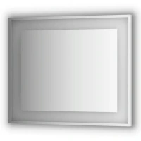 Зеркало Evoform Ledside 75х90 Сталь стекло