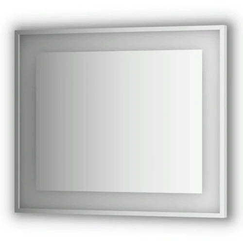 Зеркало Evoform Ledside 75х90 Сталь стекло