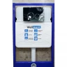 Комплект унитаза Ceramicanova Forma CN3009 с инсталляцией WellWant Standart 50 WWISI1110B с сиденьем Микролифт и клавишей смыва Хром глянцевый фарфор подвесной