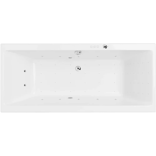 Акриловая ванна Excellent Pryzmat Slim 180x80 WAEX.PRY18S.NANO.CR с гидромассажем
