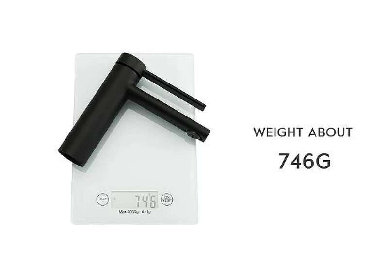 Смеситель для раковины Frap H67-6 F1067-6 Черный матовый