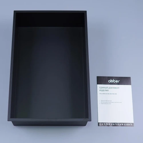 Скрытая настенная ниша Abber Nischen AN3001MB цвет Черный матовый