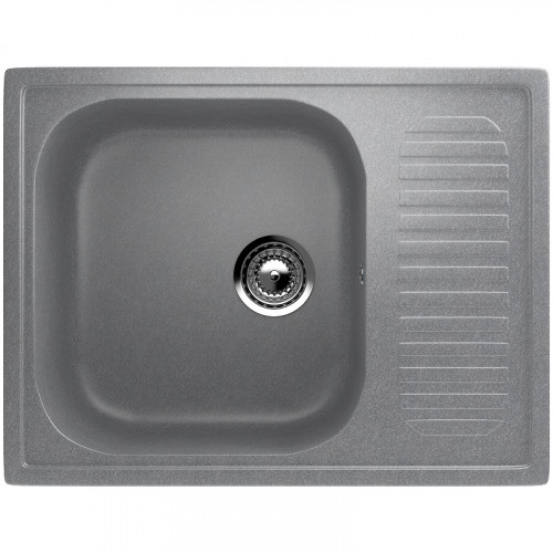 Кухонная мойка Ulgran Classic U-202-342 Графит искусственный камень (литьевой мрамор) встраиваемый