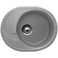 Кухонная мойка Ulgran Classic U-403-342 Графит искусственный камень (литьевой мрамор) встраиваемый