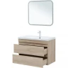 Тумба под раковину Aquanet Нота New 90 334199 подвесная Дуб светлый МДФ / ЛДСП