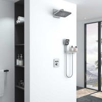 Душевая система Vincea Inspire VSFW-3I21MT4RCH с термостатом Хром латунь встраиваемый