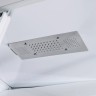 Душевая кабина Orans 130x90 R 86155ar с гидромассажем профиль Белый задние стенки Белые