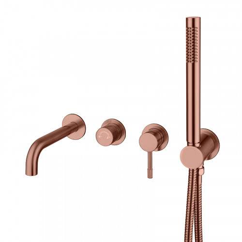 Смеситель для ванны Boheme Uno 464-3-CB цвет Брашированная медь