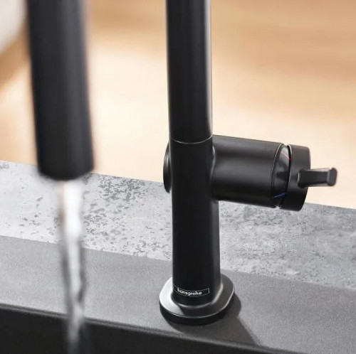 Смеситель для кухни Hansgrohe Talis M54 72806670 Черный матовый