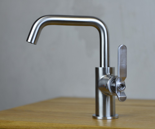 Смеситель для раковины Bronze de Luxe 1760'S 1178CC Хром матовый латунь