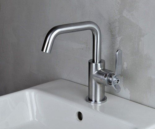 Смеситель для раковины Bronze de Luxe 1760'S 1178CC Хром матовый латунь