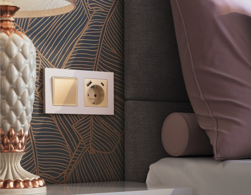 Клавиша для выключателя одноклавишного Ambrella Volt ALFA AP6010