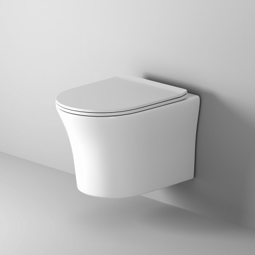 Унитаз Grossman Style GR-4475S подвесной Белый глянец с сиденьем Микролифт фаянс подвесной