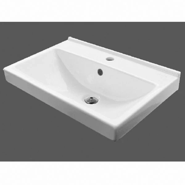 Тумба с раковиной Comforty Никосия 60Н 00004142203 Дуб белый МДФ / ЛДСП