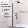 Душевая перегородка RGW Walk In WA-002B 60 35100206-14 профиль Черный стекло прозрачное