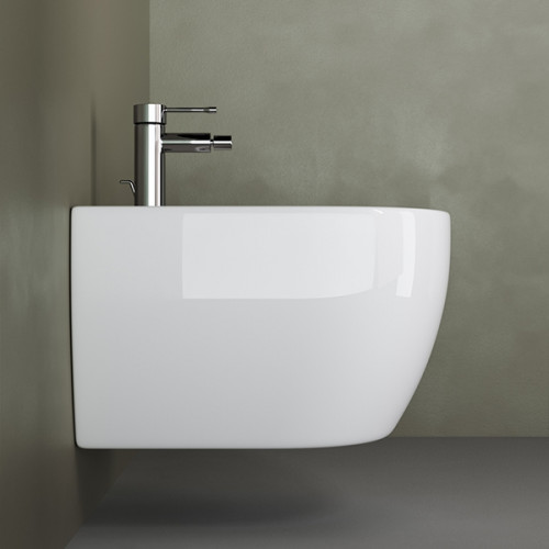 Биде Ceramicanova Play CN3002 подвесное Белое