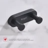 Вешалка для полотенец Raglo R300.052.06 Черный матовый