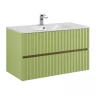 Тумба под раковину Art&Max Elegant 100 AM-ELEGANT-1000-2C-SO-MN-P подвесная цвет Мята