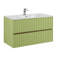 Тумба под раковину Art&Max Elegant 100 AM-ELEGANT-1000-2C-SO-MN-P подвесная цвет Мята