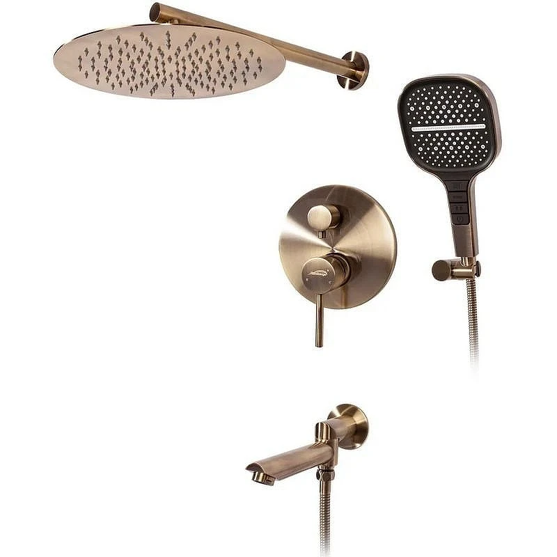 Душевая система Hansberge H6095BR Бронза