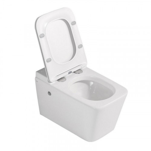 Комплект унитаза с инсталляцией Abber Rechteck AC1202P-AC0101P цвет Белый с сиденьем Микролифт