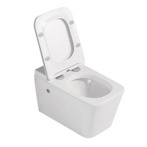 Комплект унитаза с инсталляцией Abber Rechteck AC1202P-AC0101P цвет Белый с сиденьем Микролифт